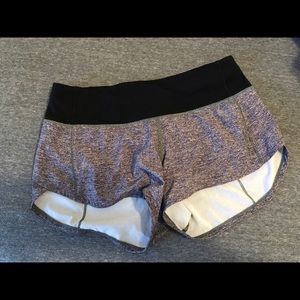 Grey Lululemon Speed Up Short 2.5”
